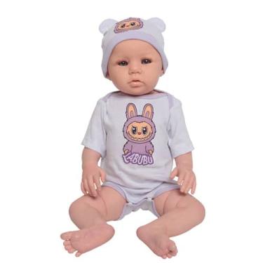 Imagem de Bebê Reborn Boneca Abigail Realista Roupinha Labubu Itens - Cegonha Re