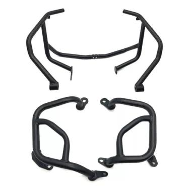 Imagem de Apoio de Braço c/Porta Objetos Parati - Courvin Preto Pesponto Azul