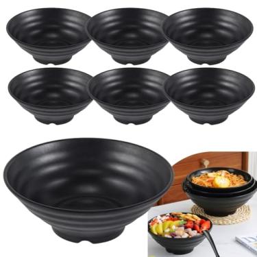 Imagem de Tigela Bowl Redonda 20cm Ramen Lámen Poke Sopa Salada Oriental Comida Japonesa Melamina Premium (6)