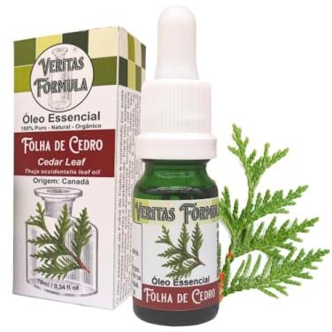 Imagem de Óleo Essencial de Folha de Cedro (Cedar Leaf) 100% Puro, Orgânico – Clareza Mental, Purificação e Equilíbrio da Pele | Aromaterapia, Repelente Natural e Cuidados Respiratórios | Origem Canadá | Veritas Formula
