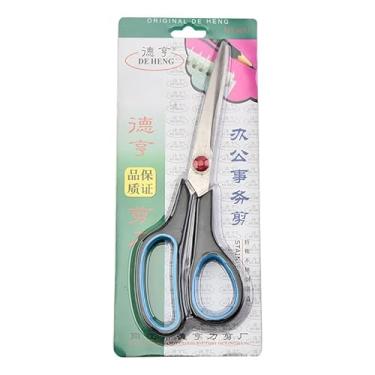 Imagem de Tesoura de 21,6 cm para estudantes da escola, tesoura de aço inoxidável para todos os fins, tapete DIY para escritório/ensino médio/casa