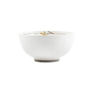 Imagem de Pratos minimalistas frescos de cor sólida de cerâmica para uso doméstico requintado de alta temperatura - tigela de sopa de 20 cm