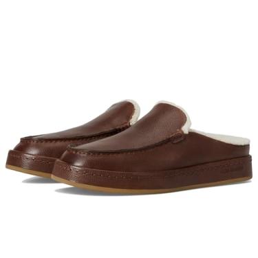 Imagem de Allen Edmonds Chinelos masculinos forrados com laço, Couro chocolate, 45