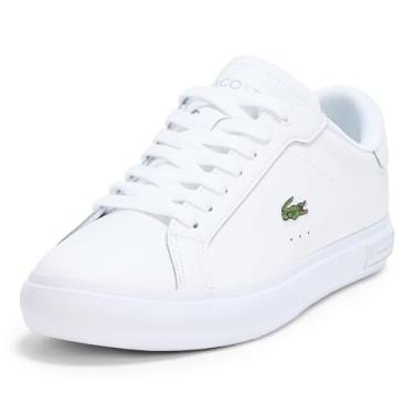Imagem de Lacoste Tênis feminino Powercourt, Branco/Branco, 34