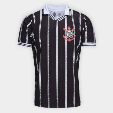 Imagem de Camiseta Corinthians Masculina - Surf Center, Preto, M