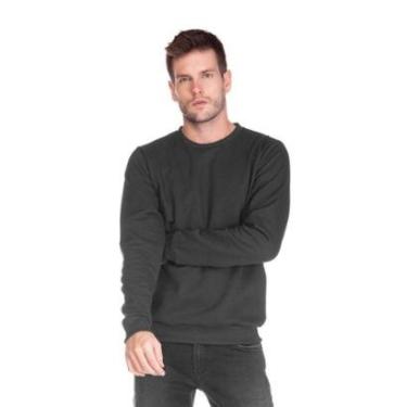 Imagem de MOLETOM AD MASC BASICO MARROM M-Masculino