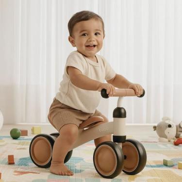 Imagem de Bicicleta de Equilíbrio Infantil Buba 04 Rodas Bege