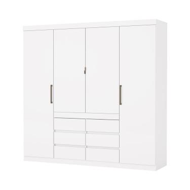 Imagem de Guarda Roupa Imperio 6 Gavetas Sem Espelho Carioca Moveis Branco