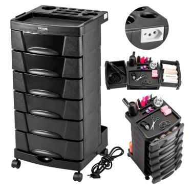 Imagem de Carrinho Auxiliar Dompel Beauty Care Organizador com Rodízio