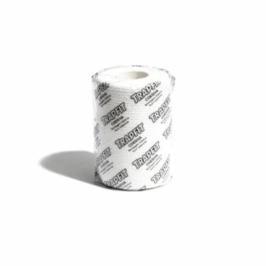 Imagem de Bandagem Elástica Autoaderente Branca, 10cm x 4,5m – Atadura Esportiva, Suporte para Joelhos, Punhos e Tornozelos – Faixa Alta Fixação e Conforto TRAPFIT