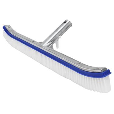 Imagem de Jopwkuin Escova para Piscina Escova Extra Larga, Borda Curva para Impurezas Teimosas, de Longa Duração para Manutenção de Piscinas
