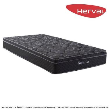 Imagem de Colchão Solteiro Herval Molas Bonnel Saturno, 20x88x188 cm