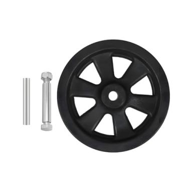 Imagem de Sandfren Roda de rodízio de reboque, roda giratória de 20 cm com porca de parafuso, acessórios de peças de reposição de macaco de veículo rebocado, universal para trailers e motocicletas