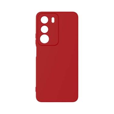 Imagem de Capinha Aveludada Para Realme C71 / C73 Capa Protetora Colorida (Vermelho)