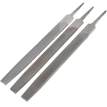 Imagem de Conjunto de lixa de moedor de 3 peças, limas de corte único para corte laminado, corte de perfil, lixa de laminação de dentes grossos médios finos para trabalho de precisão em aço e fórmica