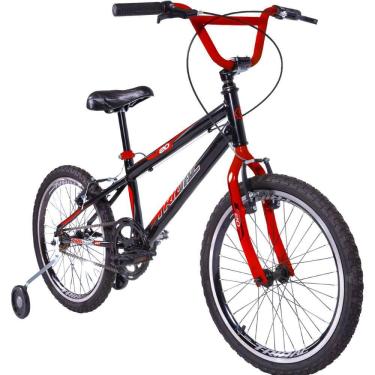Imagem de Bicicleta Infantil Aro 20 BMX com Roda Lateral Tridal Bike Quadro Aço Carbono e Freio V-Brake