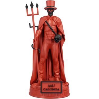 Imagem de Estátua Exu Calunga Umbanda Candomblé (Cor Sanguis Obscurus)