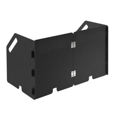 Imagem de Shakven Pára-de fogão dobrável, Pára-de fogão de acampamento,Tela de grelha para acampamento | Tela de para fogão de piquenique com bolsa de armazenamento para caminhadas