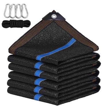 Imagem de Toldo para Area Externa, Tela 6x4m Bainha Reforçada com Llhos Metálicos(Preto（4 * 6m）)