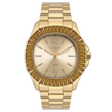 Imagem de Relógio Euro Feminino Stones Dourado - Eu2035yxb-4d Eu2035yxb-4d