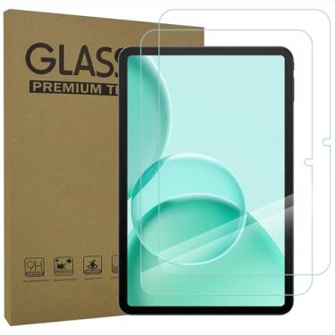 Imagem de AKNICI Pacote com 2 protetores de tela de vidro temperado para tablet DOOGEE Tab G6 Max de 13,4 polegadas, transparência ultratransparente, antirarranhões, dureza 9H