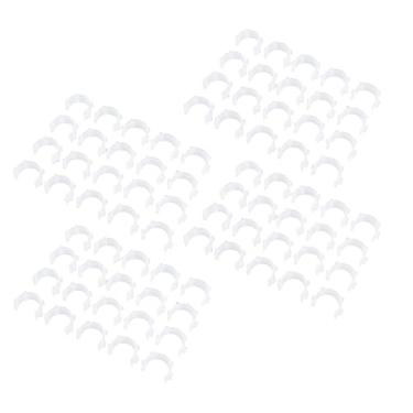 Imagem de KUIDAMOS Grampo de Bobina de Costura Organizador de Linha de Bobina para Evitar o Desenrolamento da Cauda da Linha para Bordado Doméstico Plástico Branco 80 Peças para Entusiastas de Costura