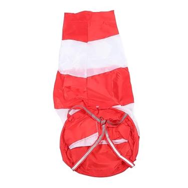 Imagem de KIMISS Biruta Vermelha de 100 Cm - Bolsa Leve de Poliéster para Medição da Direção do para Uso Externo na Agricultura, Meteorologia e Indústria (#11)