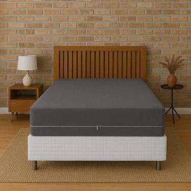 Imagem de Capa Protetora Colchão Casal Padrão Com Zíper Malha Gel Luxo - ENXOVAI