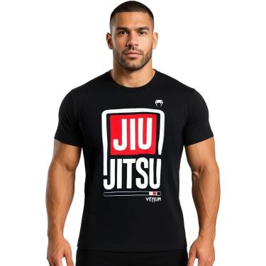 Imagem de Camiseta Venum Masculina Jiu Jitsu Grau Dark Academia Mma-Unissex