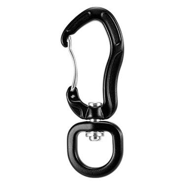 Imagem de Carabiner Wiregate Rotativo 360 Clip 440lb Tensile para Rede de Dormir Gancho Mochila Anel Chave Coleira Pet Anexo Garrafa Esportiva Rotacional Pequeno Leve