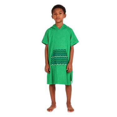Imagem de Poncho Toalla MissShorthair para Niños con Capucha para Playa Verde 7-