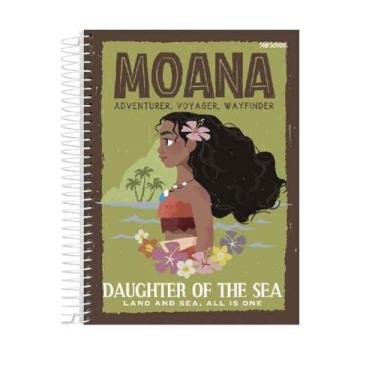 Imagem de Starschool – Caderno Universitário Capa Dura Espiral Moana Disney | 10 Matérias, 160 Folhas | Organização Essencial e Tema Aventura Marítima para Estudos