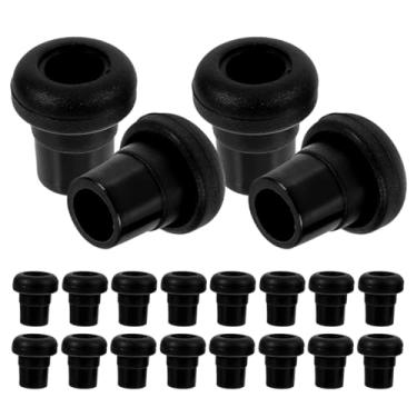 Imagem de Toyvian 20 peças de tampas de haste de mesa de pebolim capas de segurança de plástico durável para compatibilidade com várias marcas e modelos de mesa de pebolim Peças de reposição essenciais para