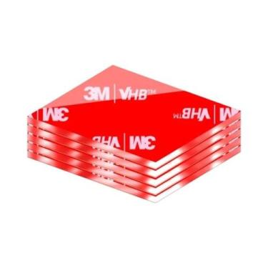 Imagem de Fita Adesiva Transparente Dupla Face 3M Forte Adesão Removível Sem Res