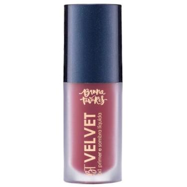 Imagem de Sombra Líquida e Primer 2x1 Bruna Tavares BT Velvet Tons Escuros, Cher