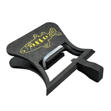 Imagem de Fenteer Alicate para confecção de penas de mosca, ferramentas para confecção de iscas de pesca com mosca, alicate de fixação de penas robusto e compacto para