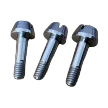 Imagem de oshhni Parafuso da válvula de drenagem do trompete 4mm x 13mm Peça de reposição para instrumento de de metal Válvula de drenagem Reparação Parafuso, 3 Pecas