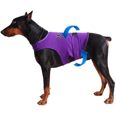 Imagem de Harbyel Colete de ansiedade para cães – Camisa calmante para a pele para trovões, fogos de artifício, visitas veterinárias e ansiedade de separação – sem necessidade de medicamentos ou treinamento