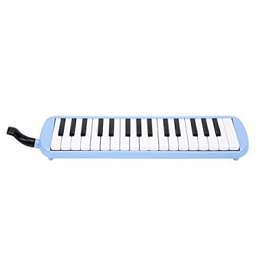 Imagem de aqxreight Melodica 32 Key ABS Wind Instrumento de Teclado Preto e Branco para Kit de Treinamento de Música para Iniciantes que Imita Confortável o Seguro Com Material e Material Ambientalmente Feito