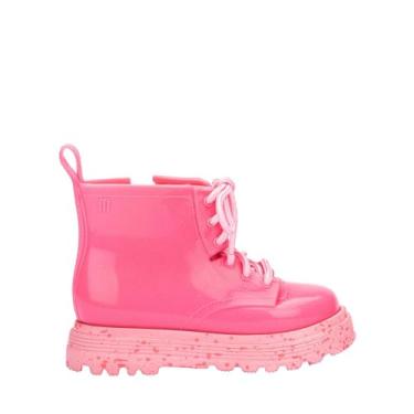 Imagem de Mini Melissa Coturno Baby Rosa Glitter 35838-28