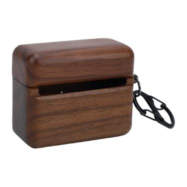 Imagem de Fabater Capa de Fone de Ouvido de Madeira de Nogueira Artesanal Com Absorção de Choque para Fones de Ouvido Pi8