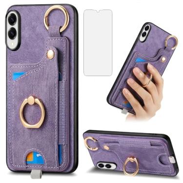 Imagem de Asuwish Capa de telefone compatível com S25 Edge FGDSK US roxa