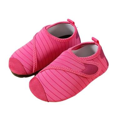 Imagem de Meias unissex para uso interno com sola macia para conforto e uso silencioso em casa, Rosa choque, 34