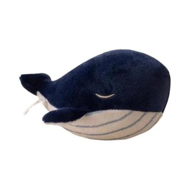 Imagem de Chaveiro De Pelúcia Baleia Azul 12CM Brinquedo De Animal Marinho Macio
