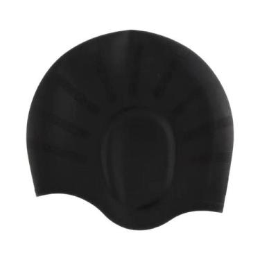 Imagem de Touca De Natação Grande Em Silicone Para Adultos, Impermeável, Alta El