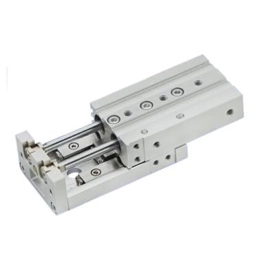 Imagem de Furo de cilindro de mesa deslizante de ar de dupla ação 6 mm curso 10/20/30/40/50 MXS/MXQ A/AS/at/B/BS atuador pneumático 1 peça (MXS6-50,-A)
