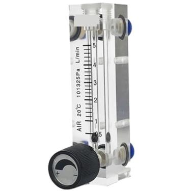 Imagem de 0,5L/1L/1.5L/2L/3L/4L/5L/10L/15L/20L/25L/30L/35L Medidor de fluxo de ar medidor de fluxo de gás nitrogênio com válvula de controle (1-10LPM)