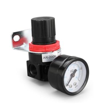 Imagem de Regulador de pressão de ar AR2000 G1/10.2 cm mini controle de alívio pneumático unidades de tratamento do compressor regulador de calibre 1 peça (apenas válvula)