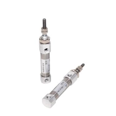 Imagem de CDJ2B Tipo Mini Cilindro Pneumático Dupla Ação Haste Única 10/12/16 mm Furo 10 ~ 200 mm Cilindro de Ar Curso CDJ2B10 CDJ2B12 CDJ2B16 1 Peça (Curso 25 mm, CDJ2B16 (Diâmetro 16 mm))