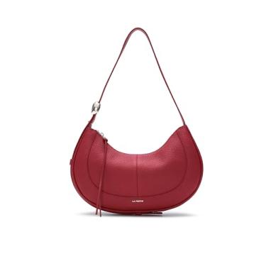 Imagem de LA FESTIN Hobo Bolsas femininas com alça ajustável adequadas para mulheres modernas, Vermelho